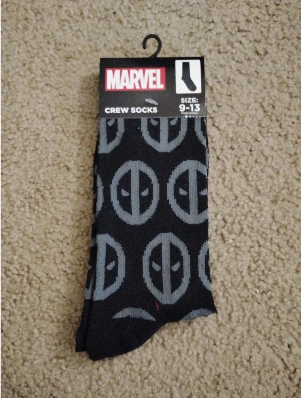 Marvel Deadpool Men's Crew Socks